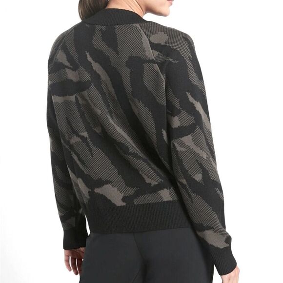 Athleta Extra Fine Merino Wool Blend Jacquard Sweater - Picture 3 of 12